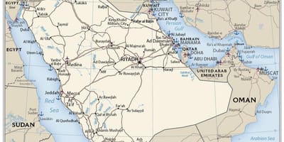 Քարտեզ shoaiba Սաուդյան Արաբիան